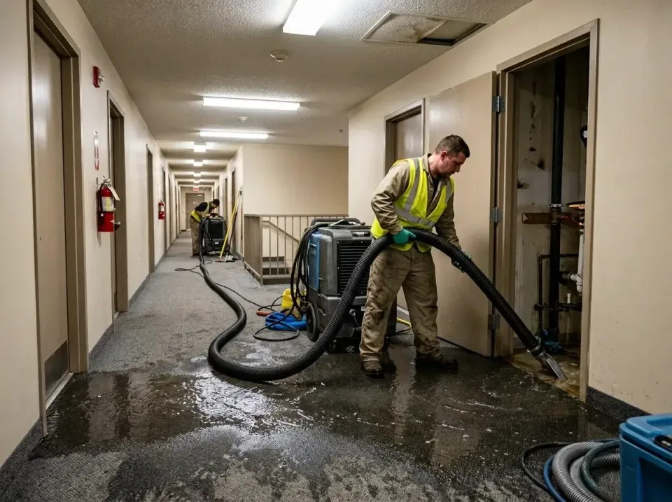 multi-unit-apartment-hallway-f-005 — frequently asked questions, Emergency Burst Pipe Water Extraction & Removal in Sturgeon…